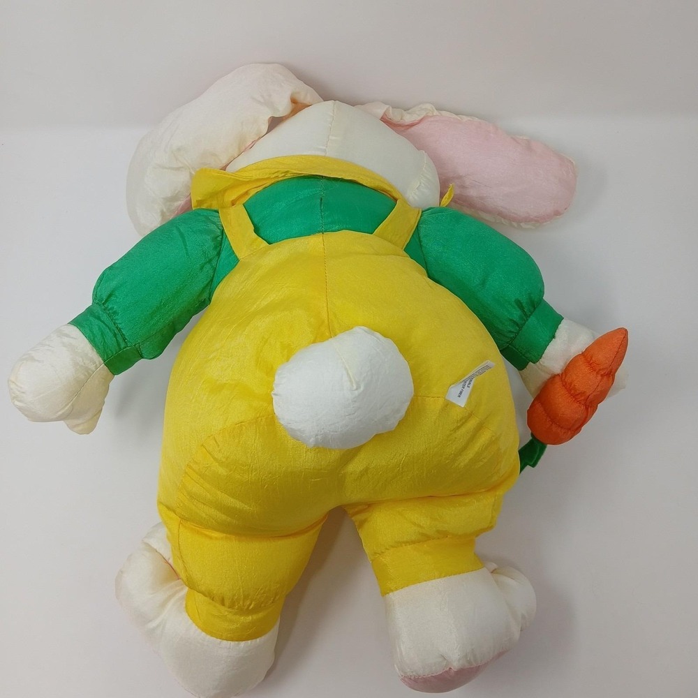 Easter Bunny Paracutes By International Silver Co Plush Nylon - Puffalump Style - Picture 4 of 10